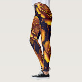 Big Luxury Gold Trendy Rose Collection Leggings (Links)