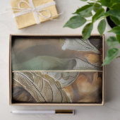 Big Luxury Watercolor Sonnenblumenkollektion Seidenpapier (Geschenk)