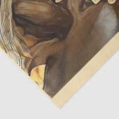 Big Luxury Watercolor Sonnenblumenkollektion Seidenpapier (Ausschnitt)