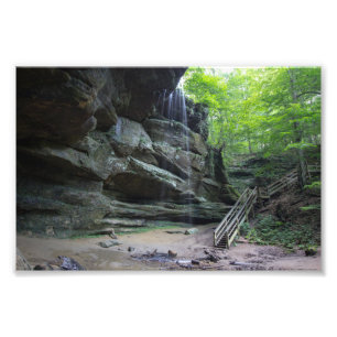 Big Lyons Falls, Mohican Staat Park, Ohio Fotodruck