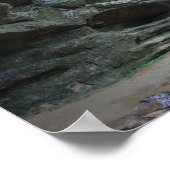 Big Lyons Falls, Mohican Staat Park, Ohio Poster (Ecke)