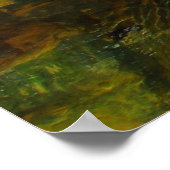 Big Lyons Falls, Mohican Staat Park, Ohio Poster (Ecke)