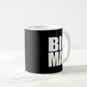 Big Mac Cool Unique And Funny Black White Kaffeetasse (VorderseiteRechts)