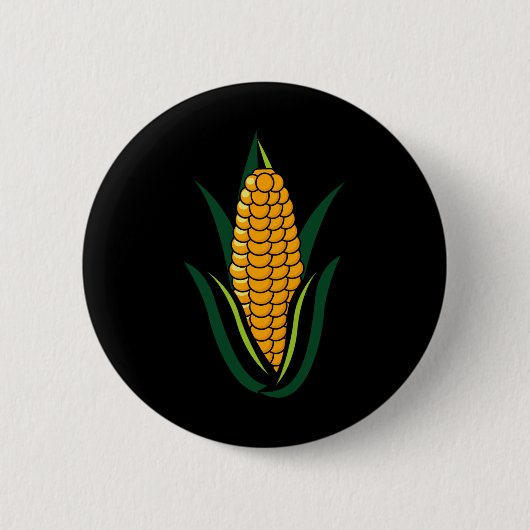 Big Mais Kostüm Niedlich leicht Fruchtsaft Hallowe Button (Vorderseite)
