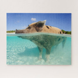 Big Mama Pig im Wasserpuzzle Puzzle