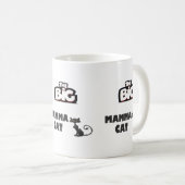 Big mamma Design für coole Katzen Kaffeetasse (VorderseiteRechts)