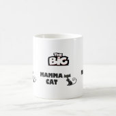 Big mamma Design für coole Katzen Kaffeetasse (Mittel)