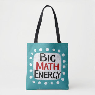 Big Mathe Energy Tote Bag Tasche
