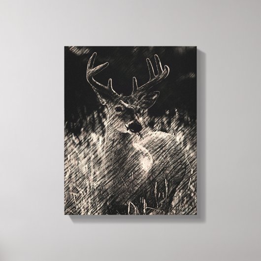 Big Meadows Buck Canvas Print Leinwanddruck (Vorderseite)