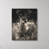 Big Meadows Buck Stretched Canvas Print Leinwanddruck (Vorderseite)