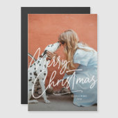 Big Merge Holiday Foto Magnet (Vorne/Hinten)