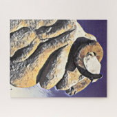 Big Merino große Schafe Australische Ikone herausf Puzzle (Horizontal)