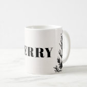 Big Merry & Blätter Tasse (VorderseiteRechts)