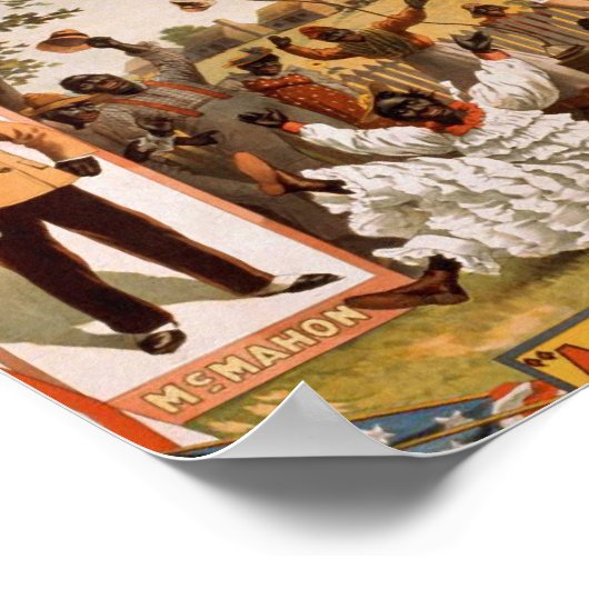 Big Minstrel Jubilee, "A Hot Time in Cool Town" Poster (Ecke)