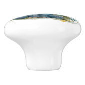 Big Mit Augen Baby Elephant Keramikknauf (Seitenansicht)