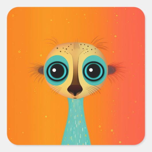 Big Mit Augen Buddy Stickers (Vorderseite)