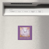 Big Mit Augen Cat Magnet (In Situ (Geschirrspüler))