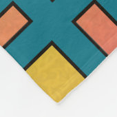 Big Mit Augen Girl Fleecedecke (Ecke)