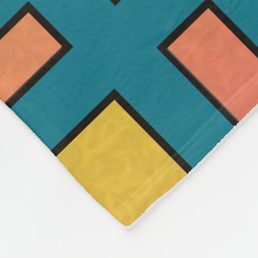 Big Mit Augen Girl Fleecedecke (Ecke)