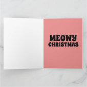 BIG MIT AUGEN NIEDLICHE CAT KITTEN ART CHRISTMAS K KARTE (Innenseite)