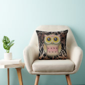 Big Mit Augen Owl Throw Kissen (Stuhl )