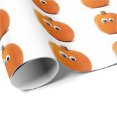Big Mit Augen Pumpkin Geschenkpapier (Rolleneckpunkt)