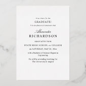 Big Mod Name Foto Ver Foto Graduate Ankündigung (Rückseite)