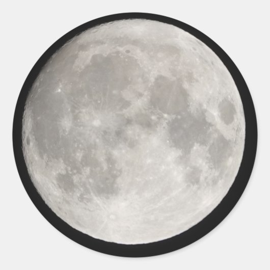 Big-Mond-Sticker Runder Aufkleber (Vorderseite)