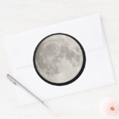 Big-Mond-Sticker Runder Aufkleber (Umschlag)