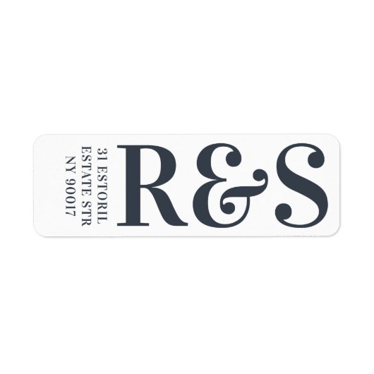 Big Monogram Modern Simple (Vorne)