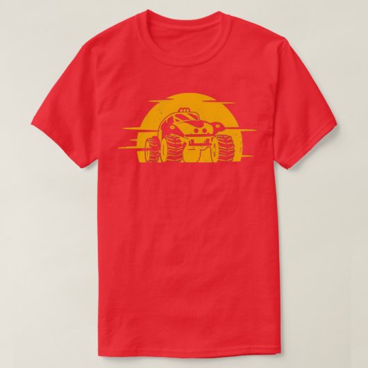 Big Monster Truck Gelb 2 T-Shirt (Design vorne)