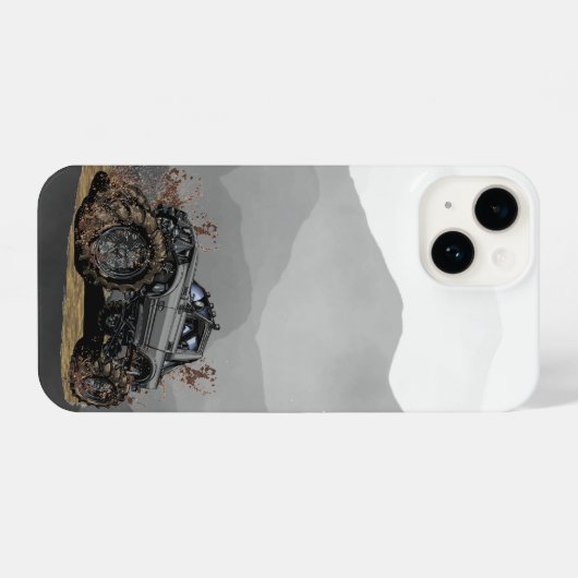 Big Monster Truck Off Road Adventure Mud Bogging iPhone Hülle (Rückseite (Horizontal))