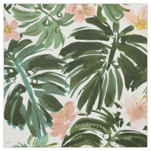BIG MOOD Monstera Floral Tropical Stoff