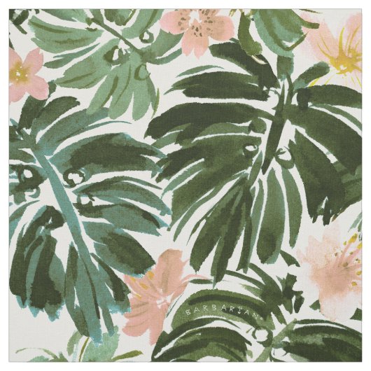 BIG MOOD Monstera Floral Tropical Stoff (Muster)