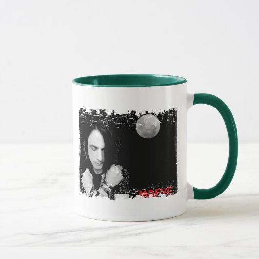 Big Moon Beklemmende Ringer-Tasse Tasse (Rechts)
