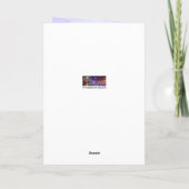 Big Mother's Day Heart mit anpassbarem Text Karte (Rückseite)