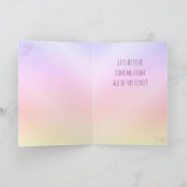 Big Mother's Day Heart mit anpassbarem Text Karte (Innenseite)