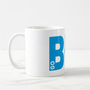 Big Motivierend Zitat Blue Kaffeetasse