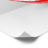 Big Mouth BRUSH Dental Dentist Poster (Ecke)