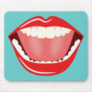 Big Mouth Cool Mouse Pads Funny Niedlich Mousepads