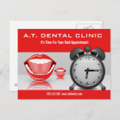 Big Mouth Dental Termin Erinnerung Postkarten (Vorne/Hinten)