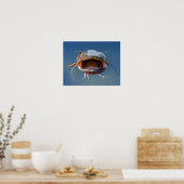 Big Mouth Fishing Poster (Küche)