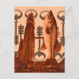 "Big Mouth Gebäude" Postkarte