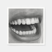 Big Mouth Paper Cocktail Napkins Serviette (Vorderseite)