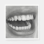 Big Mouth Paper Luncheon Napkin Serviette (Vorderseite)