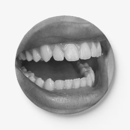 Big Mouth Paper Plate Pappteller