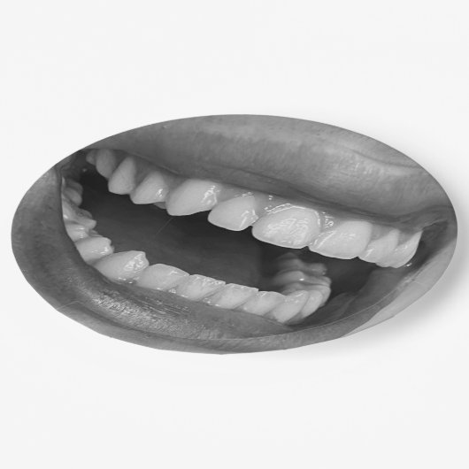 Big Mouth Paper Plates  Pappteller (Schrägansicht)