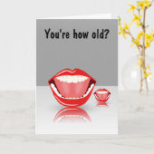 Big Mouth Spaß Grußkarte Geburtstagskarten Karte (Gelbe Blume)