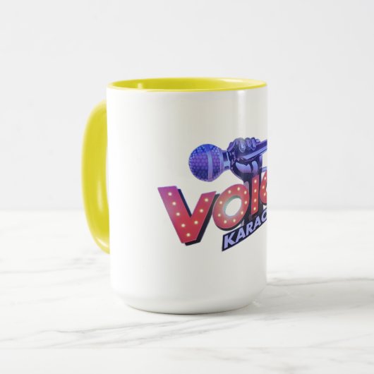 Big mug Voices. Different colors. 443 ml. Tasse (Vorderseite Links)