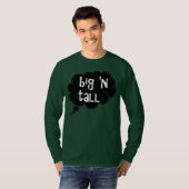 Big 'n Tall Long-Sleeve T - Shirt von dalDesignNZ (Vorne ganz)